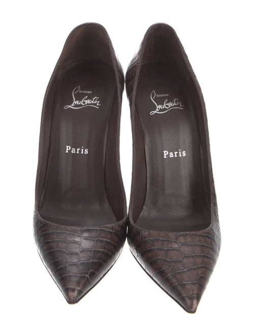 Christian Louboutin Embossed Leather Pumps