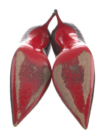 Christian Louboutin Embossed Leather Pumps