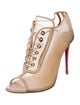 Christian Louboutin Open Ondessa Mesh Lace-Up Boots