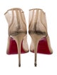 Christian Louboutin Open Ondessa Mesh Lace-Up Boots