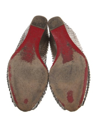 Christian Louboutin Python Espadrilles