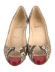 Christian Louboutin Snakeskin Animal Print Pumps