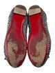 Christian Louboutin Snakeskin Animal Print Ballet Flats