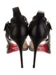 Christian Louboutin Leather Floral Print Pumps