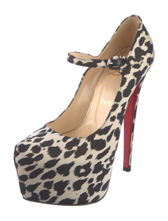 Christian Louboutin Leopardino Lady Daf Animal Print Pumps