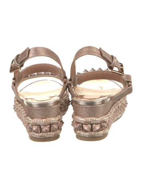 Christian Louboutin Rockstud Spike Leather Espadrilles