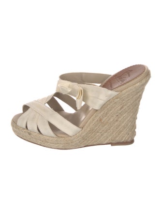 Christian Louboutin Bow Accents Espadrilles