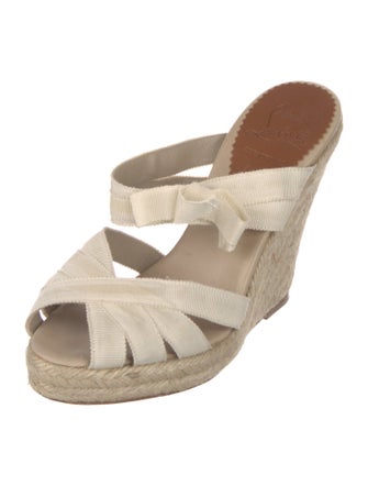 Christian Louboutin Bow Accents Espadrilles