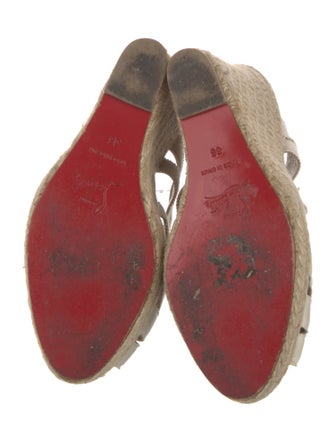 Christian Louboutin Bow Accents Espadrilles