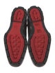 Christian Louboutin Nylon Leather Trim Embellishment Monk Straps