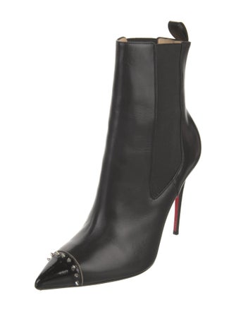 Christian Louboutin Banjo Spike Accents Chelsea Boots