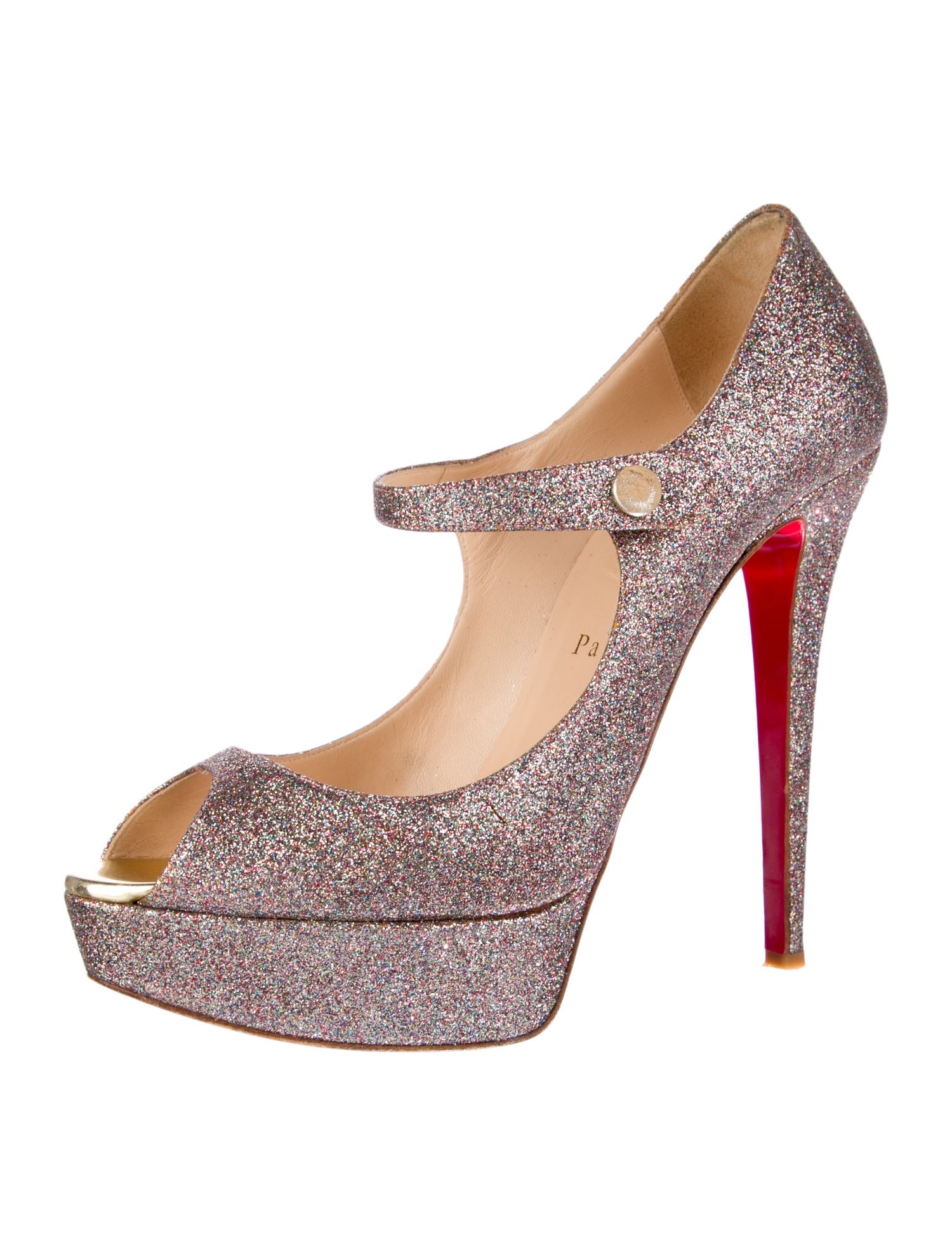 Christian Louboutin Glitter Pumps