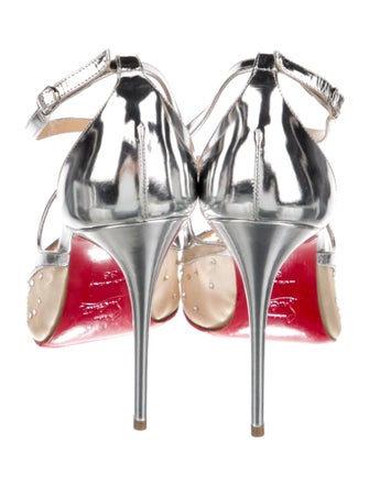 Christian Louboutin Mesh Crystal pumps