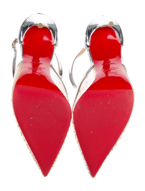 Christian Louboutin Mesh Crystal pumps