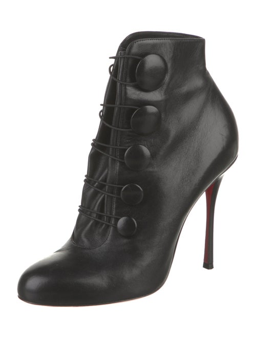 Christian Louboutin Leather Lace-Up Boots
