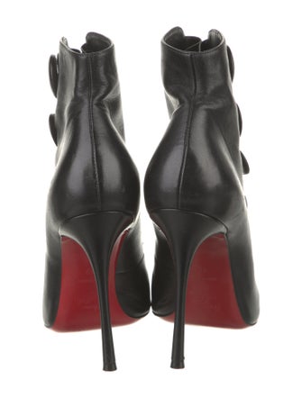 Christian Louboutin Leather Lace-Up Boots