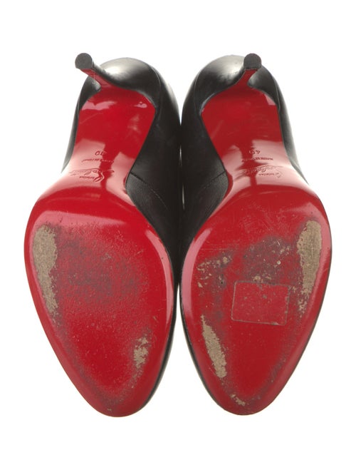 Christian Louboutin Leather Lace-Up Boots