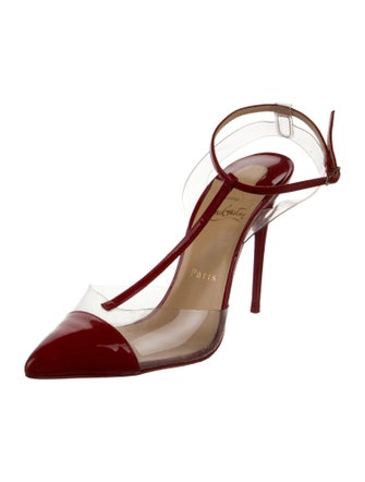 Christian Louboutin PVC T-Strap Pumps