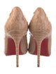 Christian Louboutin Python Animal Print Pumps