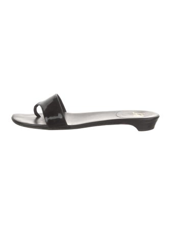 Christian Louboutin Patent Leather Slides