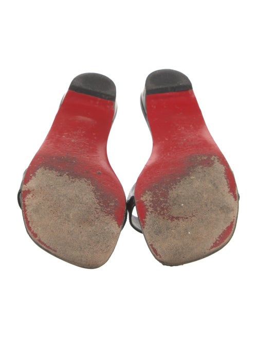 Christian Louboutin Patent Leather Slides