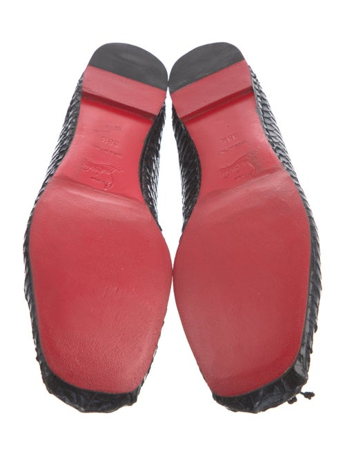 Christian Louboutin Water Snake Animal Print Ballet Flats