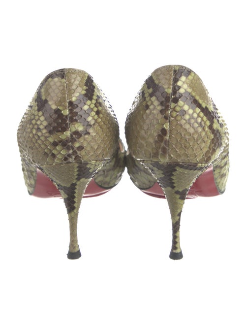 Christian Louboutin Snakeskin Animal Print Pumps