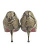 Christian Louboutin Snakeskin Animal Print Pumps