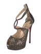 Christian Louboutin Sequins Patterned Sandals