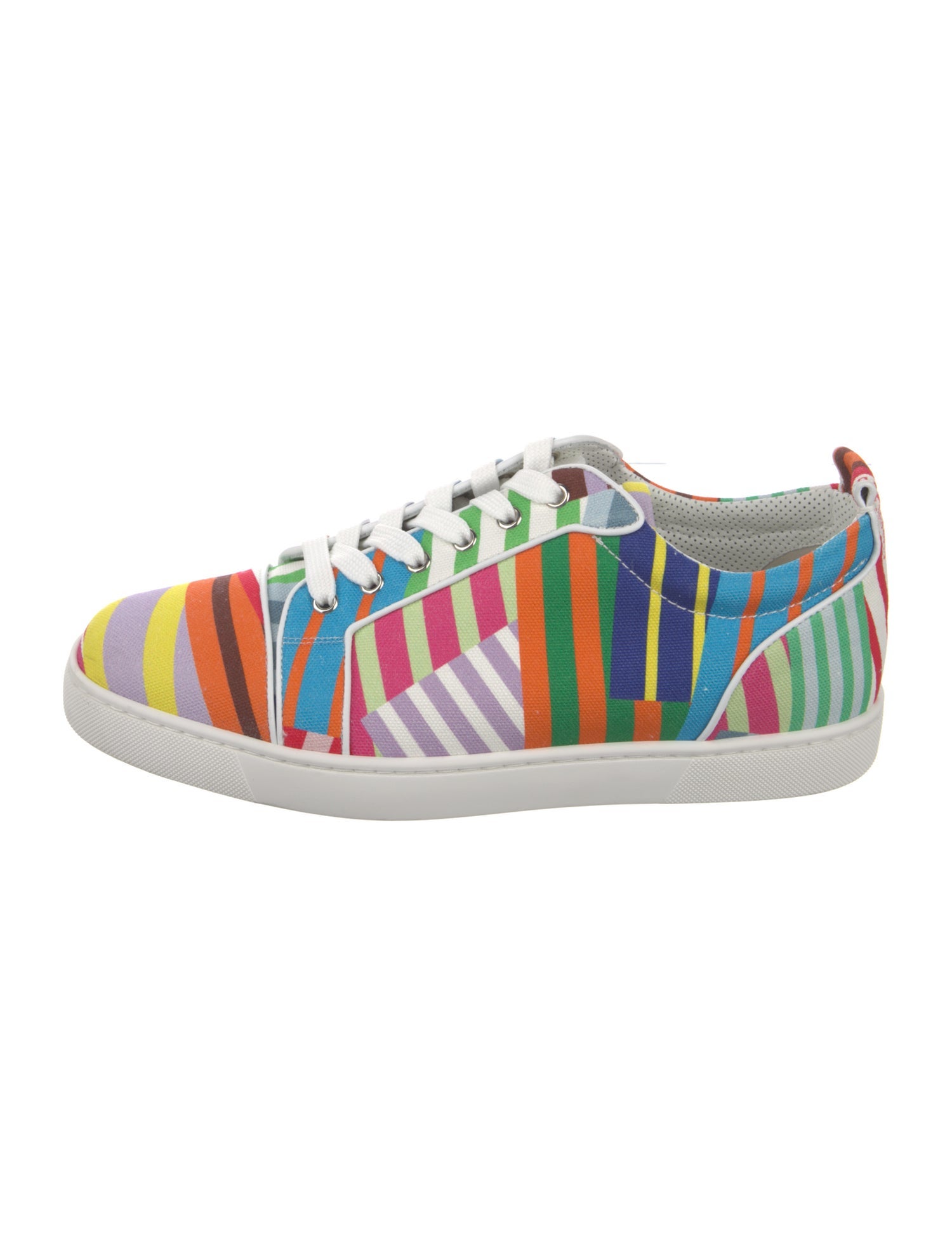 Christian Louboutin Canvas Printed Sneakers