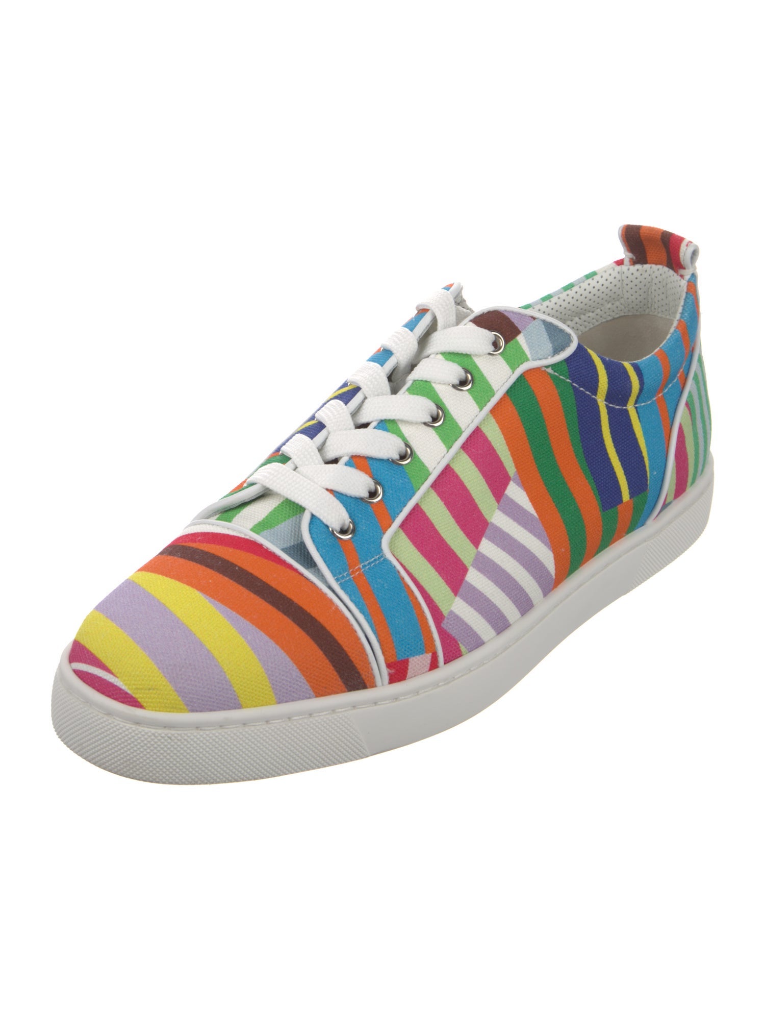 Christian Louboutin Canvas Printed Sneakers