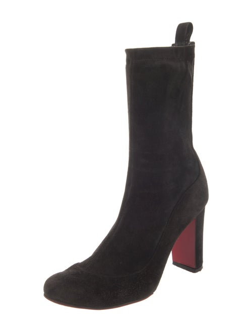 Christian Louboutin Suede Sock Boots