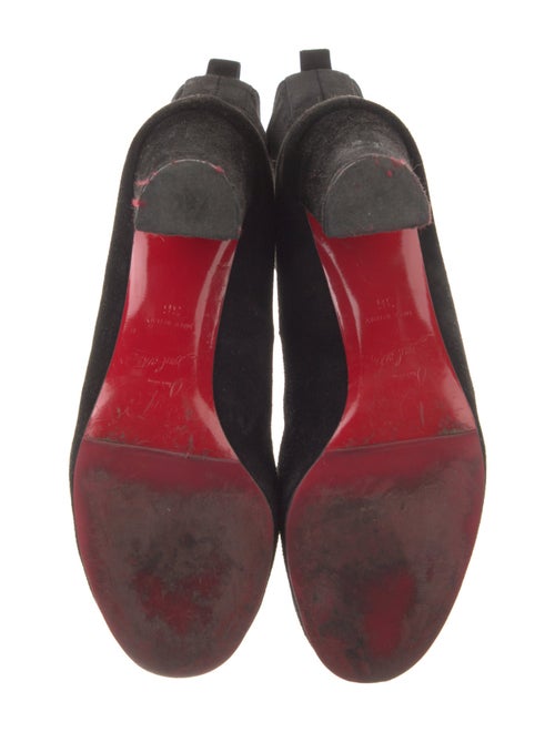 Christian Louboutin Suede Sock Boots