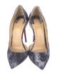 Christian Louboutin Tie-Dye Print D'Orsay Pumps