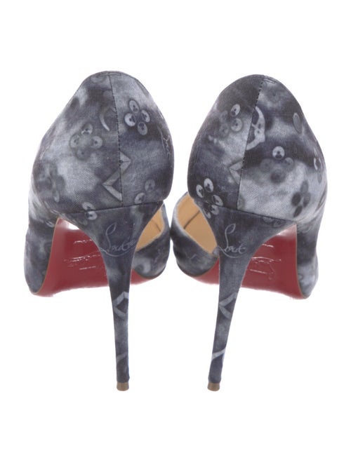 Christian Louboutin Tie-Dye Print D'Orsay Pumps