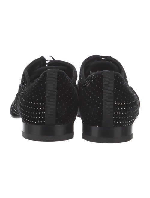 Christian Louboutin Velvet Printed Oxfords