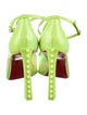 Christian Louboutin PVC Studded Accents Pumps