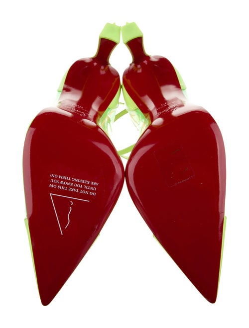 Christian Louboutin PVC Studded Accents Pumps