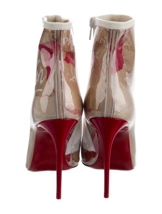 Christian Louboutin PVC Printed Boots