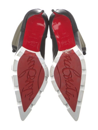 Christian Louboutin Leather Lace-Up Boots