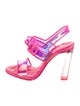 Christian Louboutin PVC Slingback Sandals
