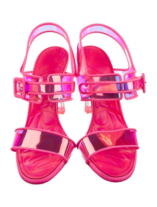 Christian Louboutin PVC Slingback Sandals