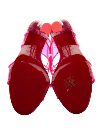 Christian Louboutin PVC Slingback Sandals