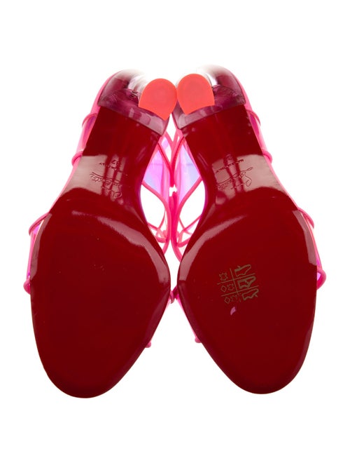 Christian Louboutin PVC Slingback Sandals