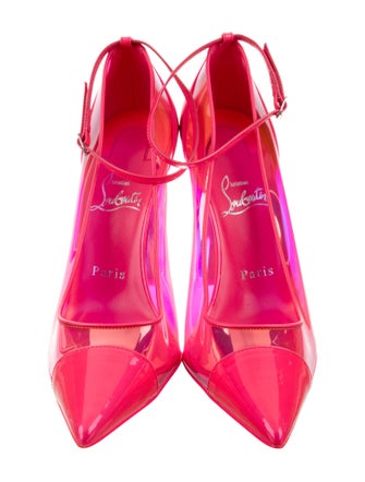 Christian Louboutin PVC Studded Accents Pumps