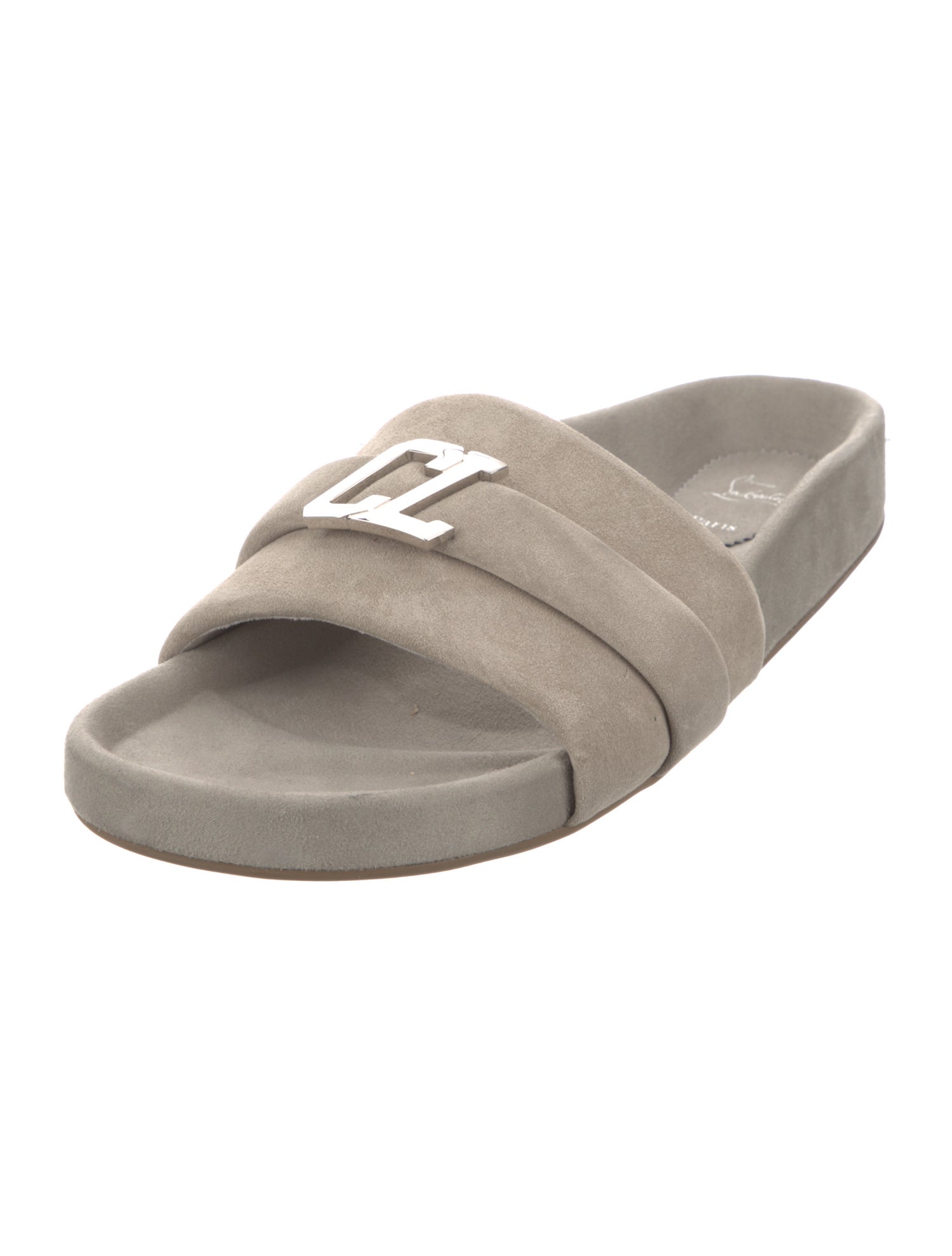 Christian Louboutin Suede Slides