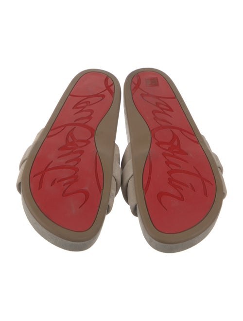 Christian Louboutin Suede Slides