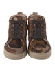 Christian Louboutin Ponyhair Printed Sneakers