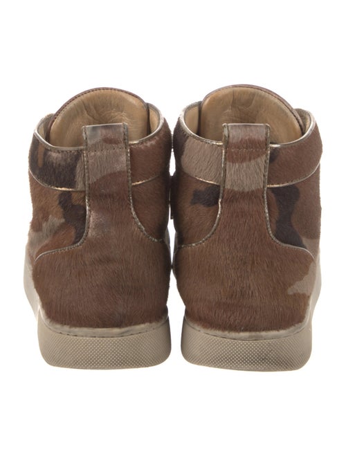 Christian Louboutin Ponyhair Printed Sneakers