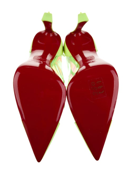 Christian Louboutin Patent Leather Studded Accents Pumps